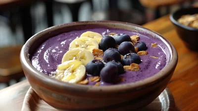 imagen de acai bowl para ¿Cómo se compara el açaí congelado con otras frutas congeladas en términos de nutrición?