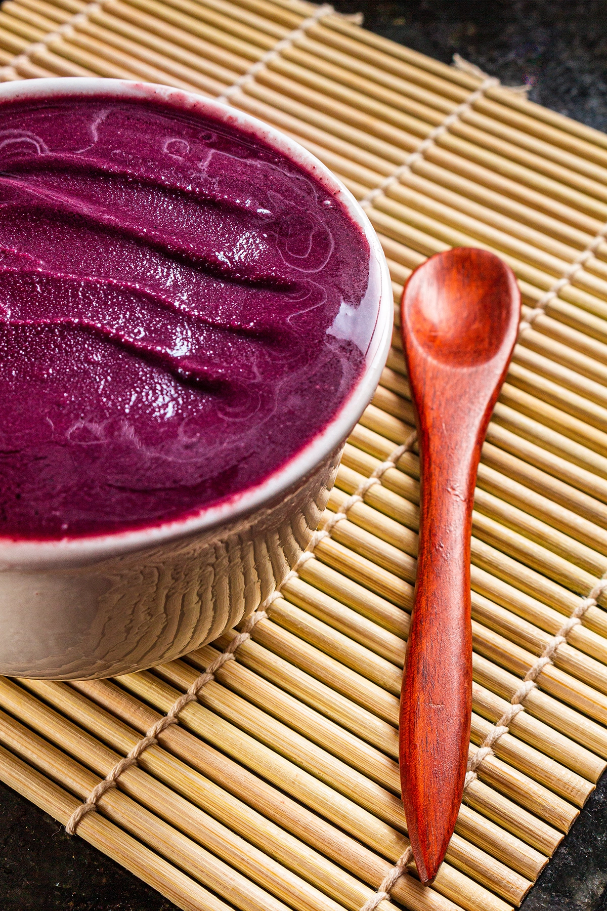 foto del superalimento de acai sorbet saludable